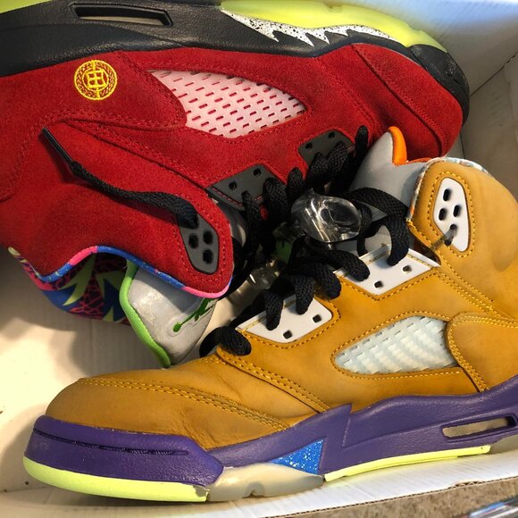 air jordan retro 5 solar orange